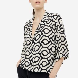 H&M Oversized Resort Shirt